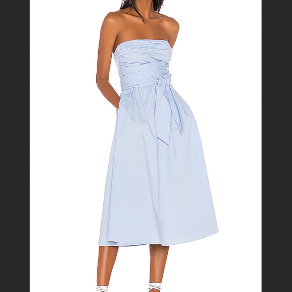 Song of Style Strapless Midi Dress